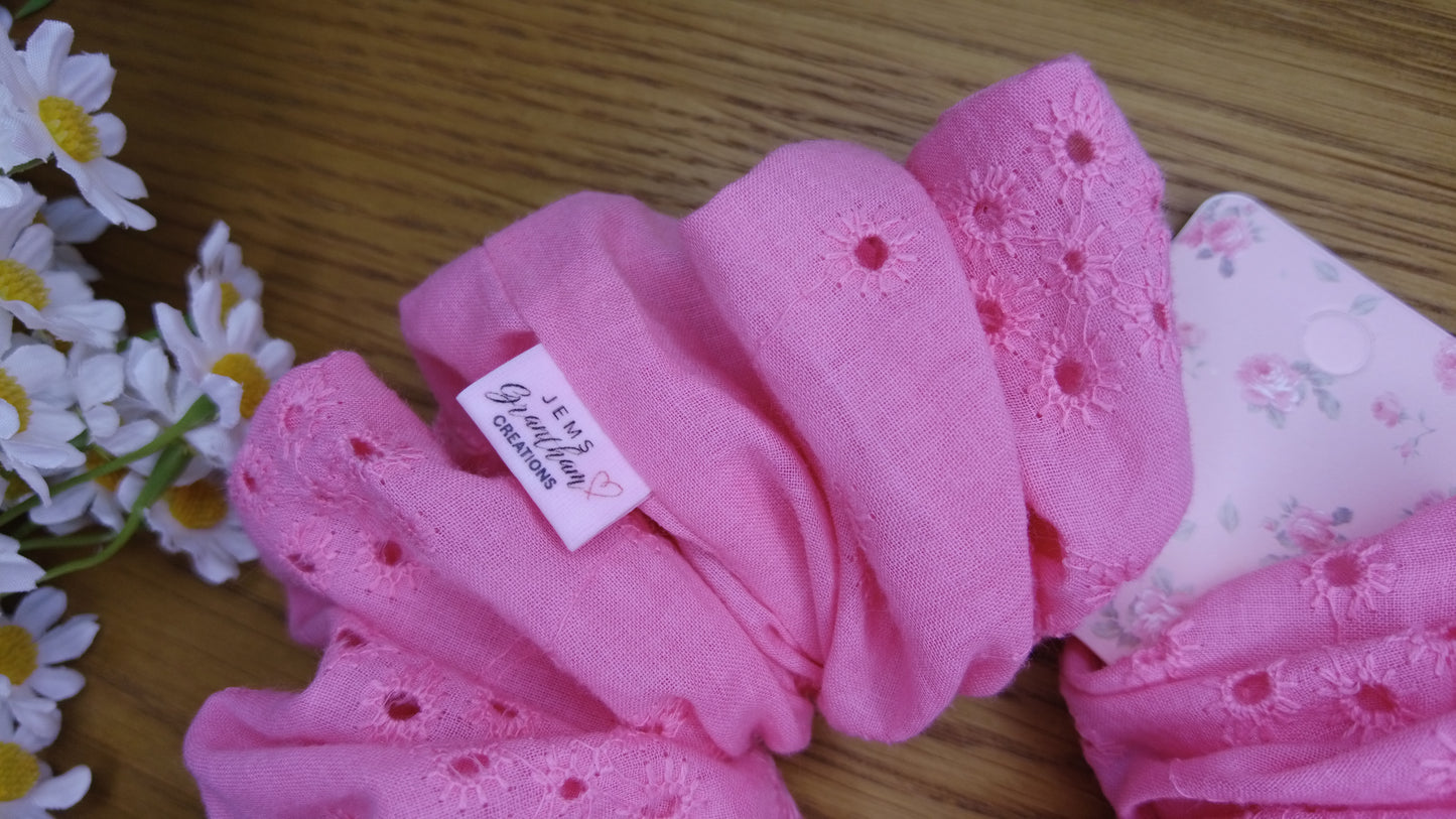 Pink Love Scrunchie