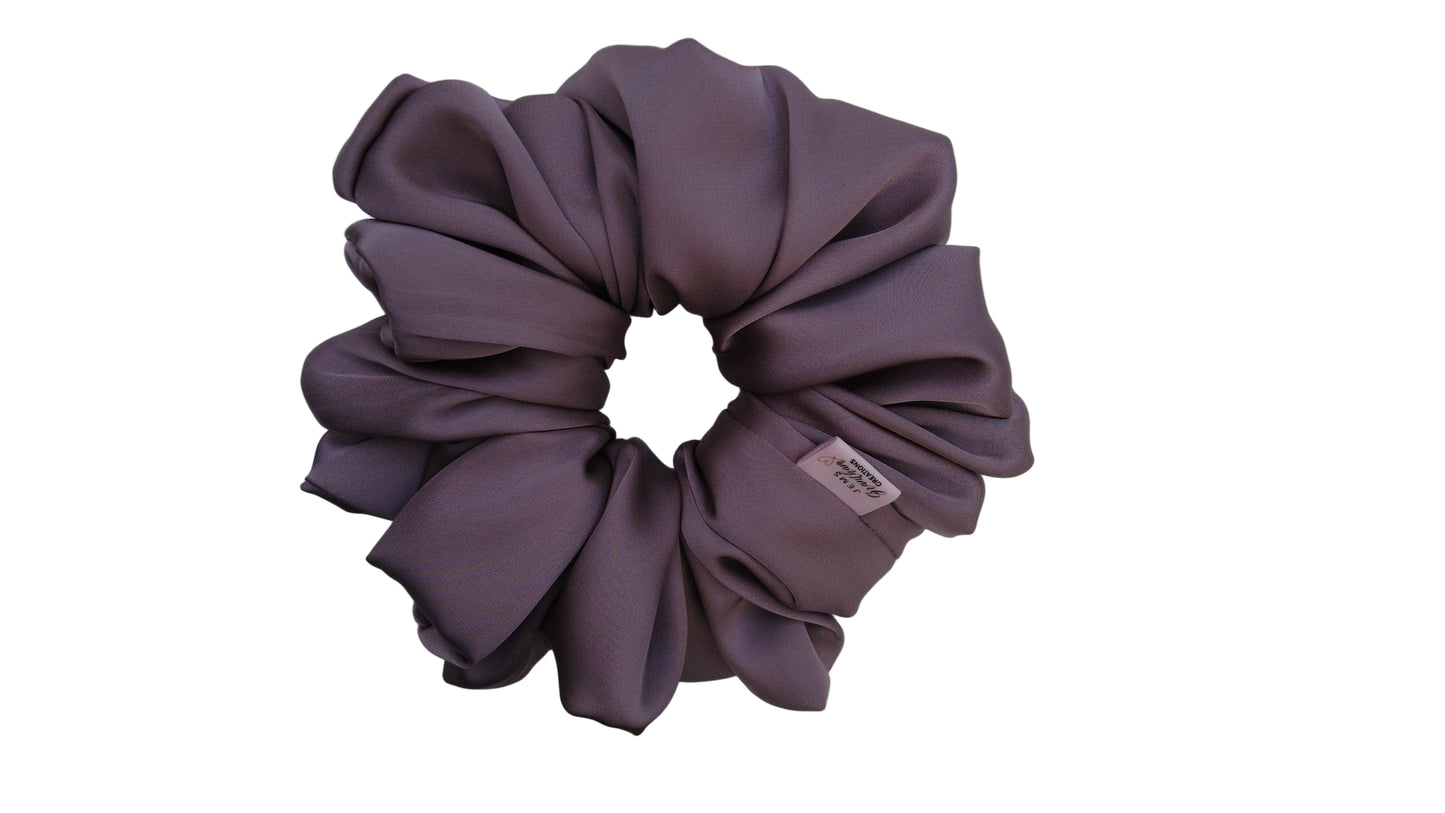 Lilac Silk Scrunchies